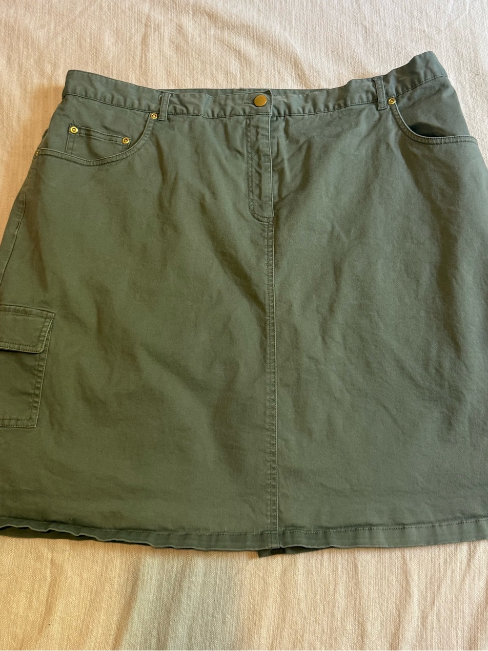 hearts of palm woman Olive Mini Skort Skirt size 18